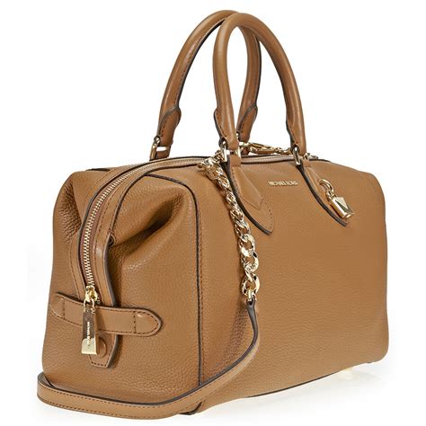 michael kors grayson large satchel acorn|michael kors large satchel bag.